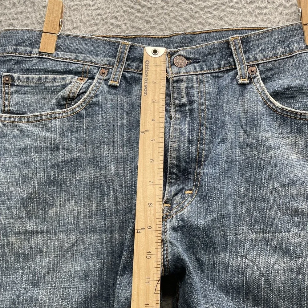 Levi's 505 Jeans Mens 36x32 Whisker Straight 90s Workwear Streetwear Western Y2k